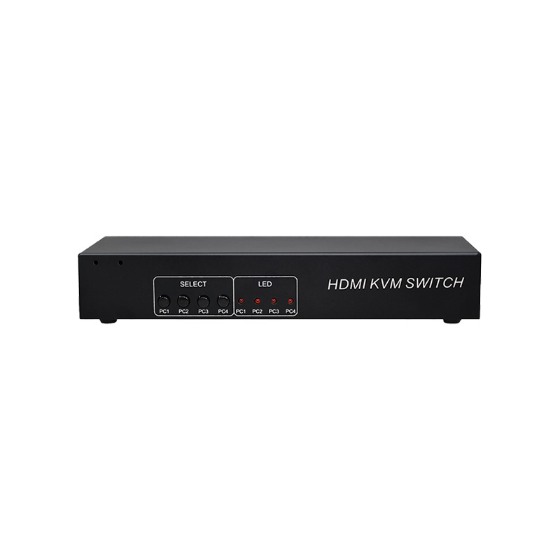 4K@120Hz 4 Port HDMI KVM Switcher With USB2.0 HUB HDMI 2.0 4 in 1 out Switch