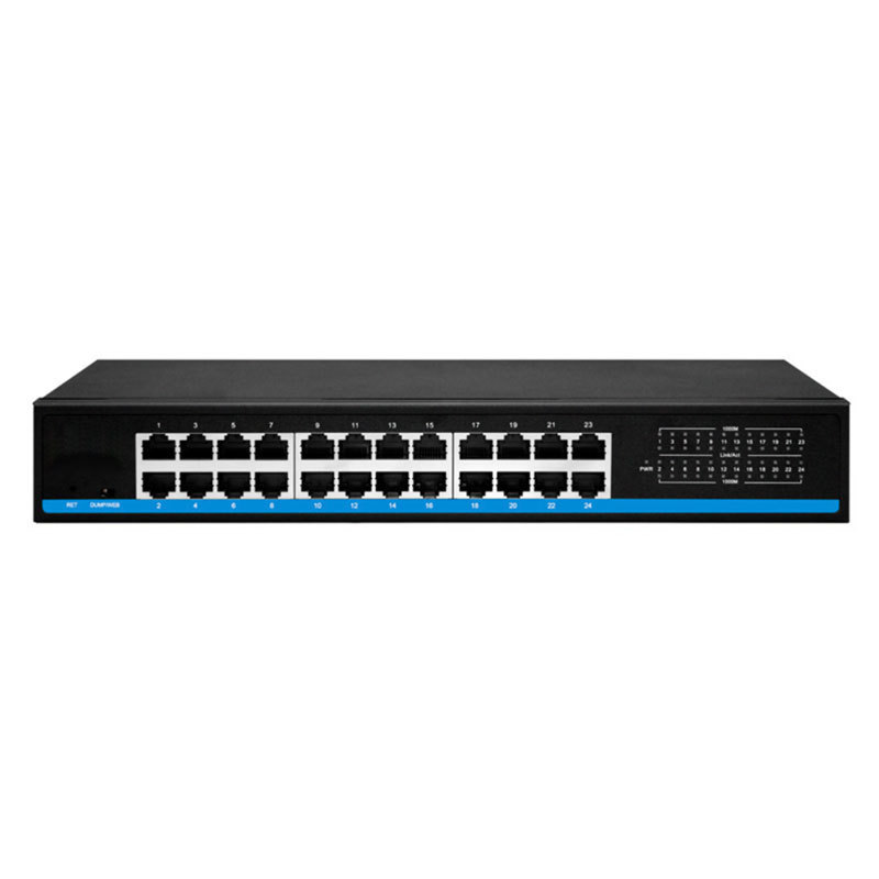 PoE switch 4  8 16 24 48 ports 10/100/1000/2500Mbps managed 48V Ethernet network fiber switch af/at/bt POE media converter