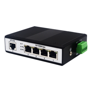 Hot Selling Industrial 100M 5 Ports Ethernet Switch 100Mbps Unmanaged 35mm DIN rail Network Switch