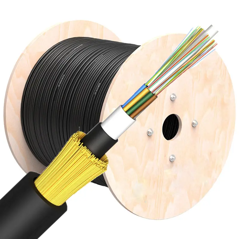 Fiber Optic Cable Cable Manufacturer 6 8 12 24 48 96 Core Single Mode G657A1 G657A2 Outdoor ADSS Cable Span 100m 120m