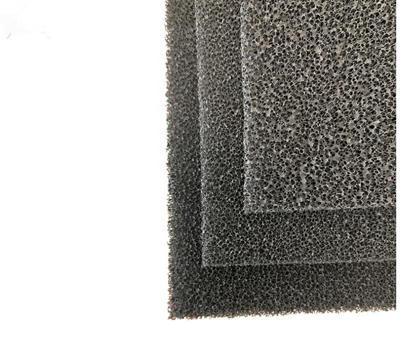 4PPI to 110PPI reticulated polyurethane foam impregnated with activated carbon Filter Sponge