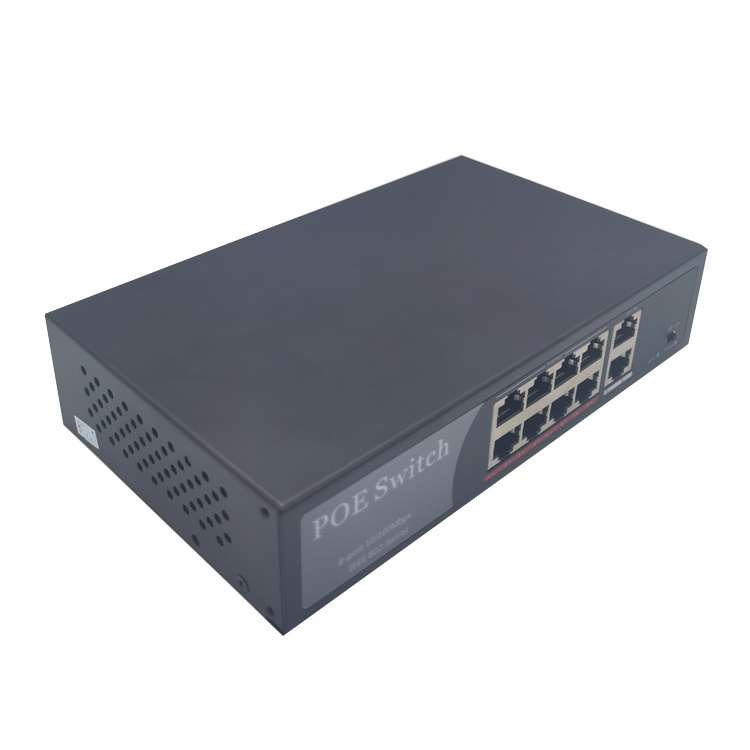 OEM 4 8 16 24 32 48 Port Gigabit CCTV Network Ethernet PoE Switch 48V 10/100/1000M for Hikvision IP Camera