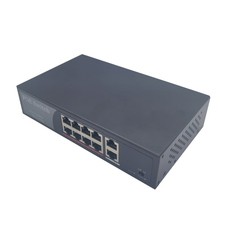 OEM 4 8 16 24 32 48 Port Gigabit CCTV Network Ethernet PoE Switch 48V 10/100/1000M for Hikvision IP Camera