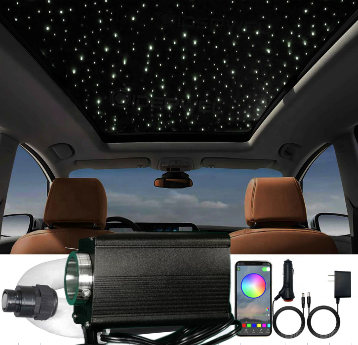 Star Ceiling Kit starlight headliner kit twinkle  Fiber Optic Lights For Car Sky Ceiling  Car Accessories Light