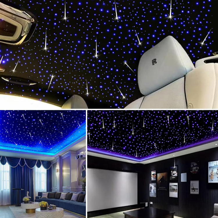 Star Ceiling Kit starlight headliner kit twinkle  Fiber Optic Lights For Car Sky Ceiling  Car Accessories Light