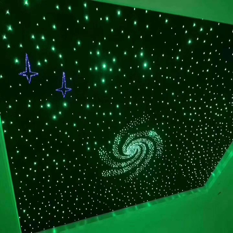 KINZ Fibra Optica Lighting Fiber Optic Star Ceiling Tiles Star Ceiling For Home Living Decoration Accept Customization