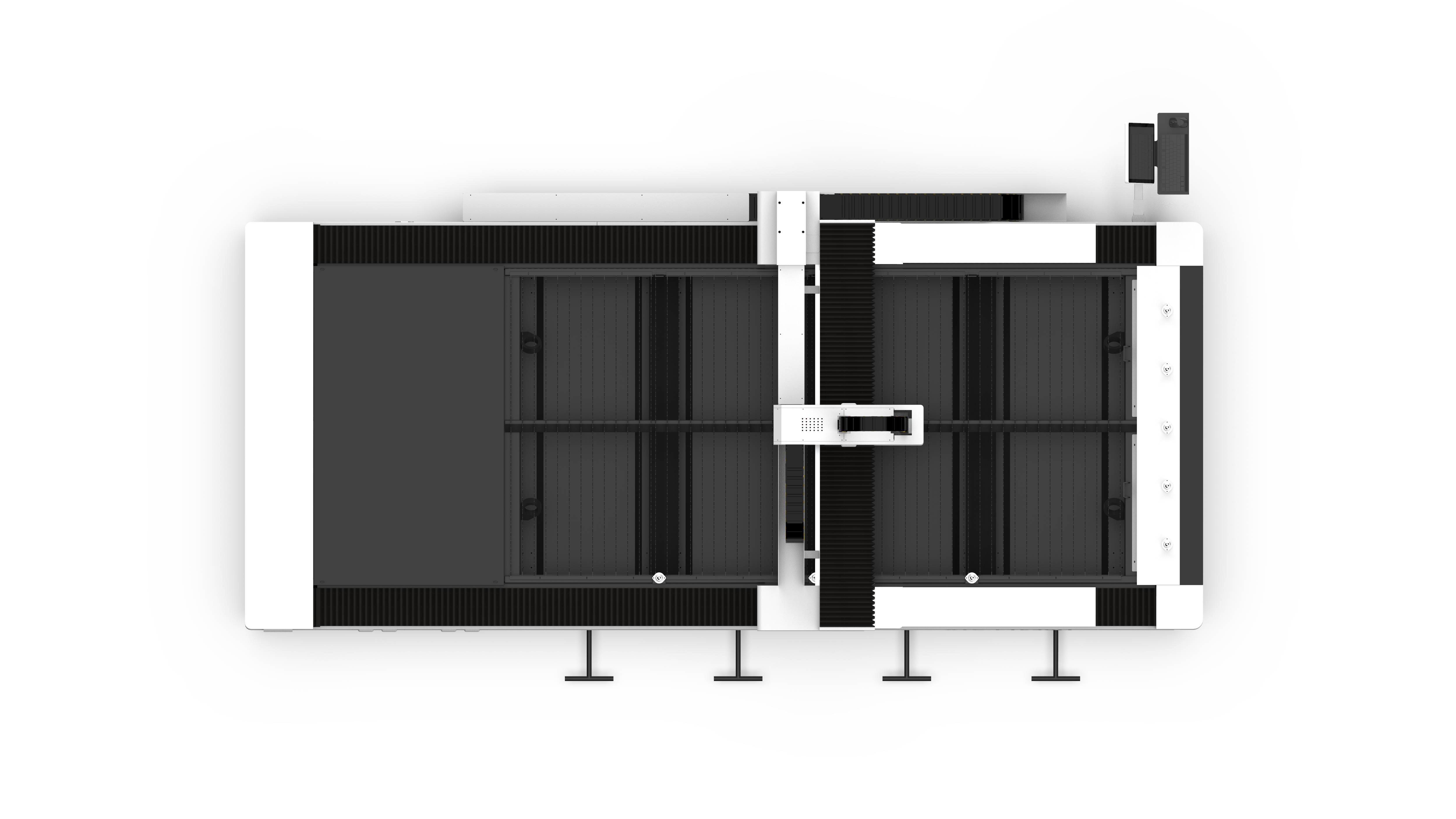 Hot seal fiber laser cutting machine