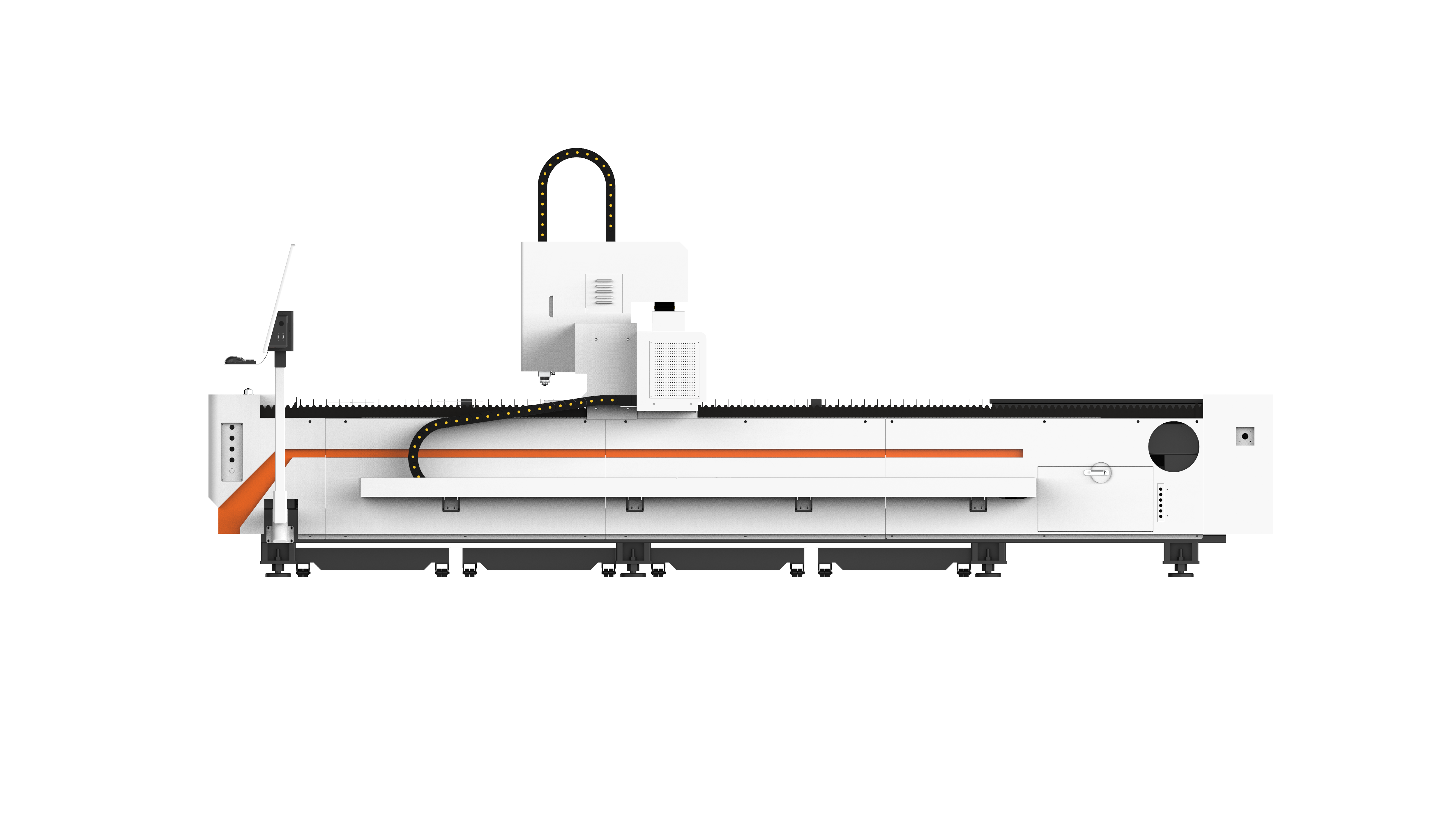 Hot seal fiber laser cutting machine