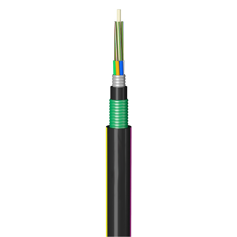 Underground Fiber Cable Optic with Fire Retardant Armored Jacket Gyfta53 GYTA53