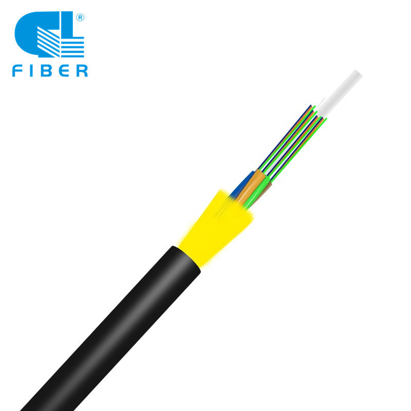 Adss 24 36 72 96 144 core fiber optic cable span 200M -1000M adss direct buried cable