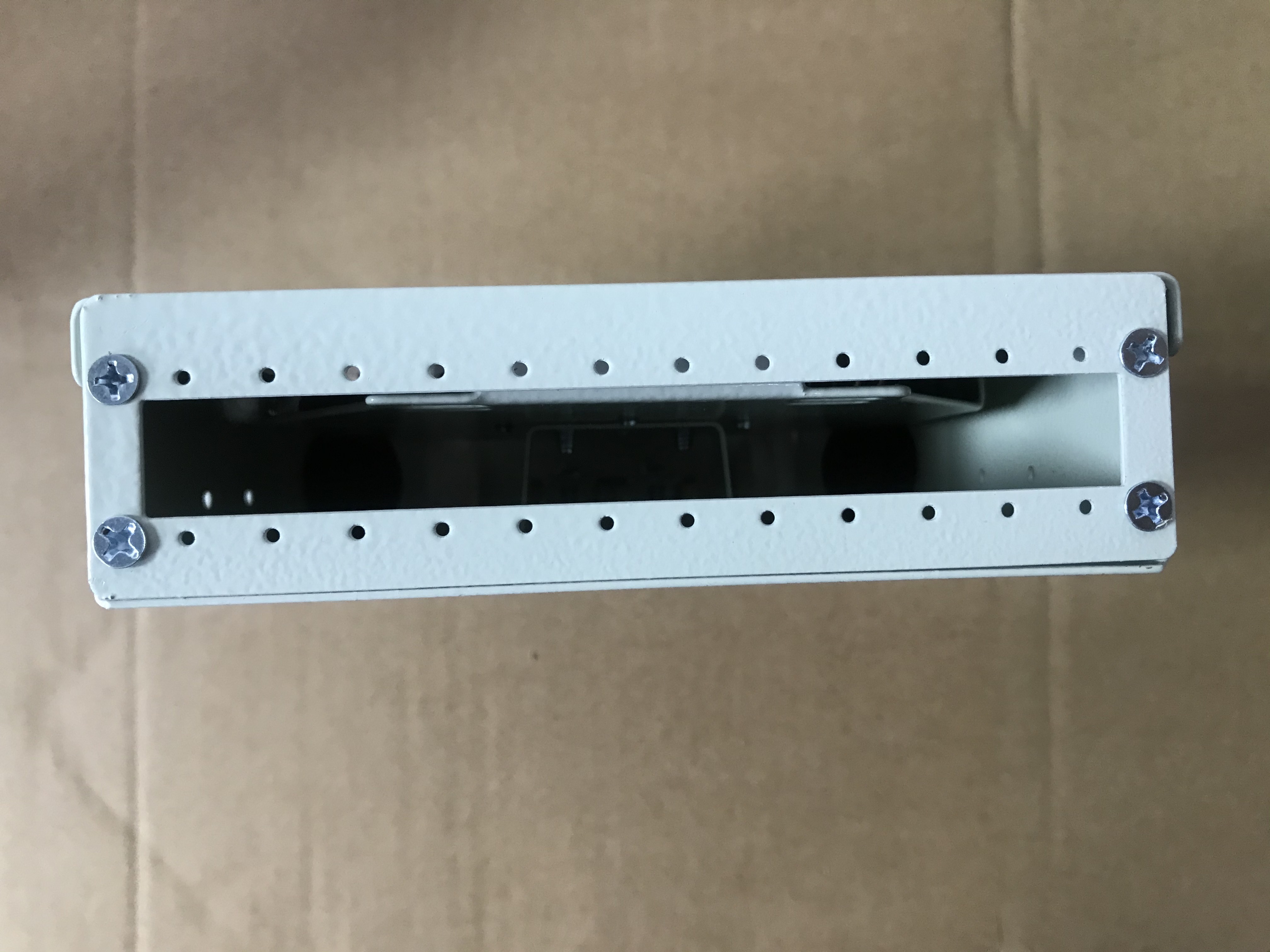 12 port din rail metal box fiber termination box fiber patch panel