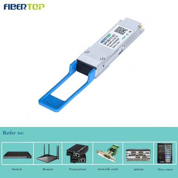 FIBERTOP   40GBASE-LR4  SMF QSFP+  CWDM4 1310nm 10km DOM  LC  Optical Transceiver  40G QSFP LR4 Module