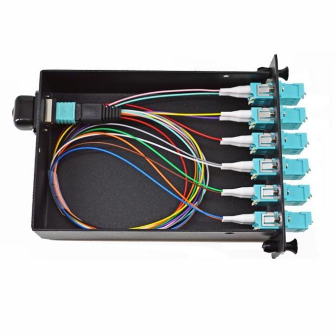 Fiber LC SC Adapter ODF Rack Mount Patch Panel with Adapter 1U 19; Fix Fiber Optic 12 Core Carton Box