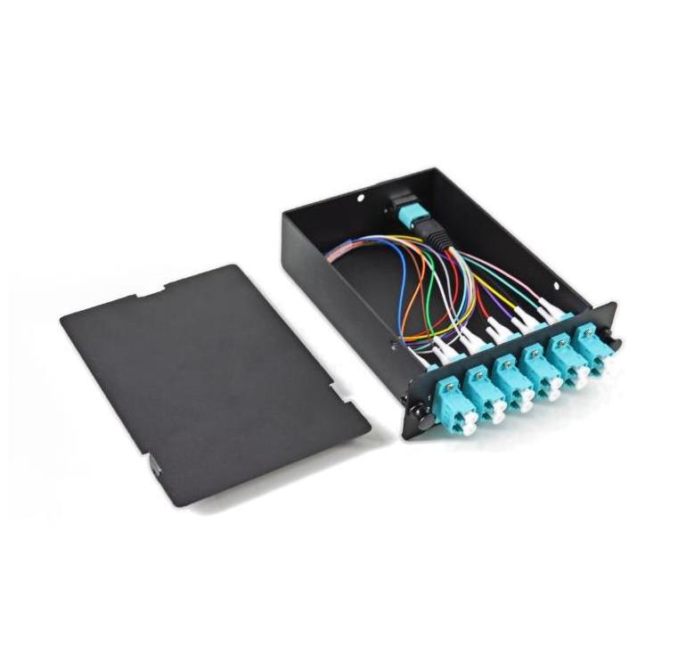 Fiber LC SC Adapter ODF Rack Mount Patch Panel with Adapter 1U 19; Fix Fiber Optic 12 Core Carton Box