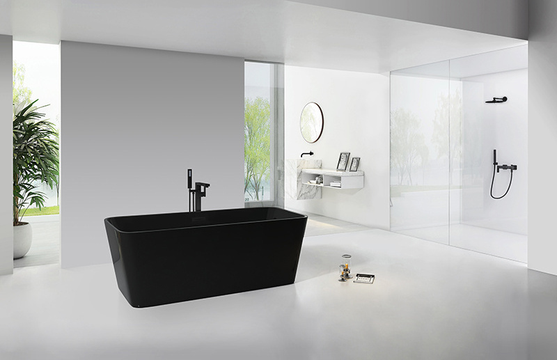 FC-354 European standard freestanding bathtub bathroom water tub walk in big bath tubs indoor luxury soaking acrylic bathtub