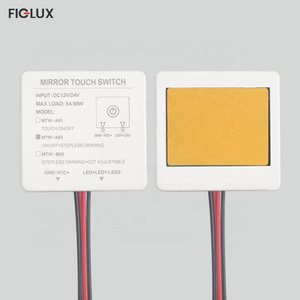 FICLUX Customize Led Dimmer Touch Controller For Bath Mirror Automatic ON/OFF Single Touch Sensor Switch