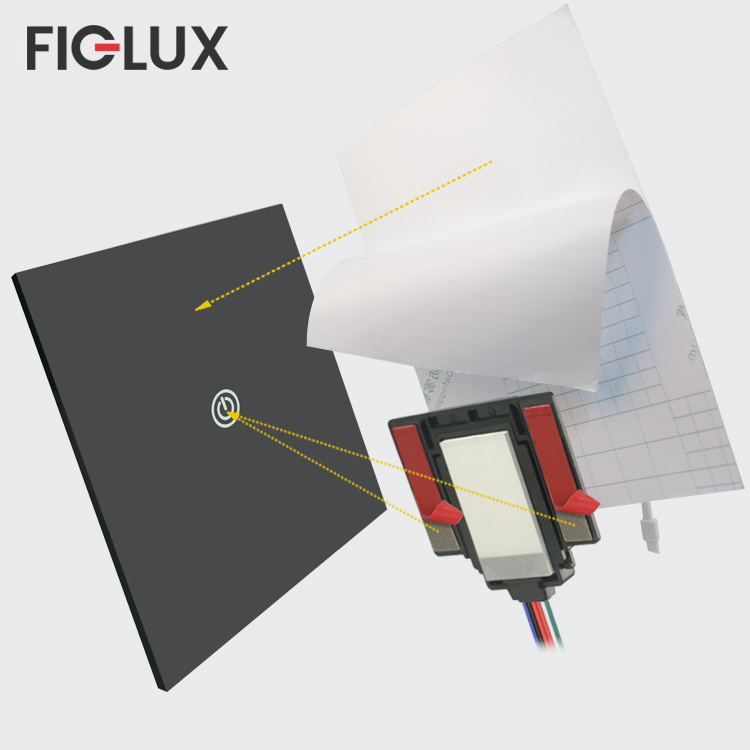 FICLUX MTD-B02-2 Smart bathroom mirror touch switch Dual color temperature LED dimming sensor switch