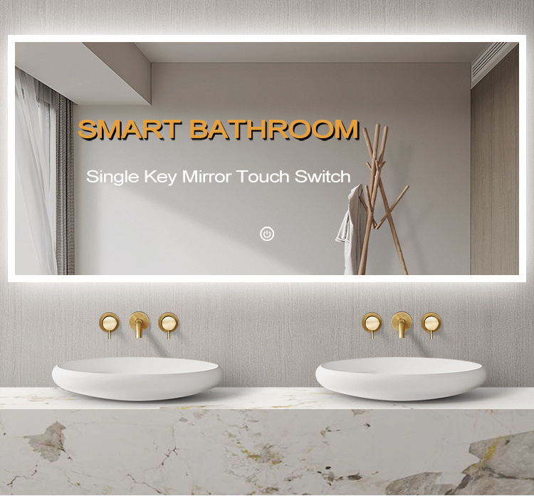 5A Single Key touch switch Smart led light bathroom mirror 12V touch sensor switch for mirror