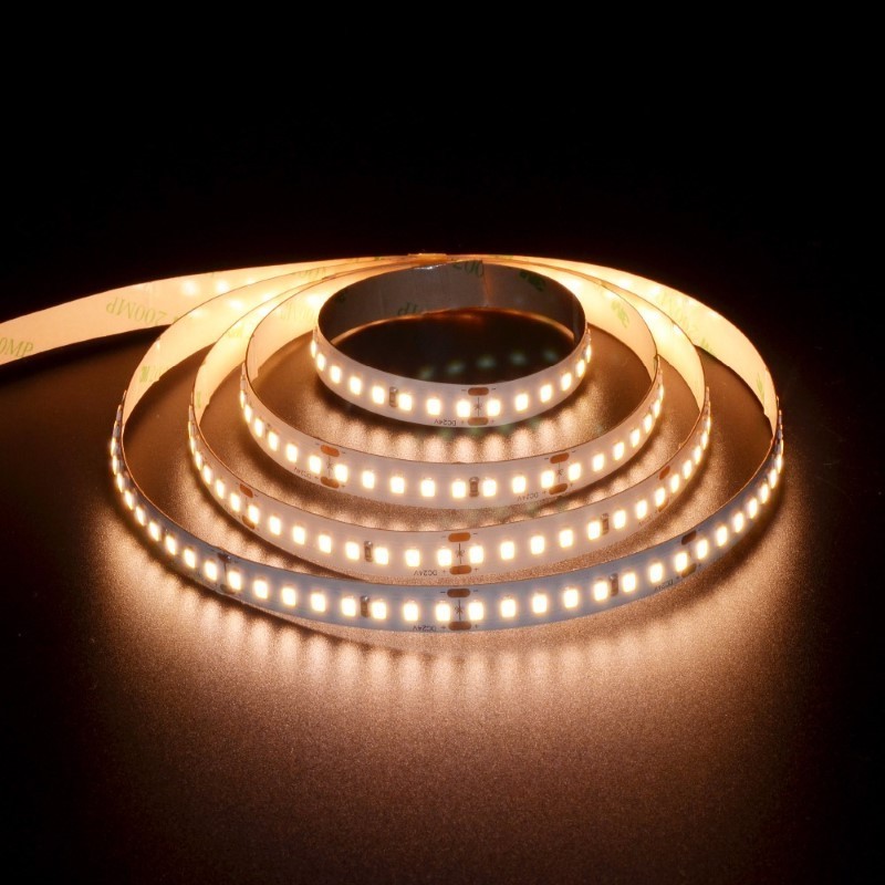 High Lumen CRI70 DC12V/24V 10W LED Strip Tape Light 120leds/m SMD 2835 Flexible Led Strip