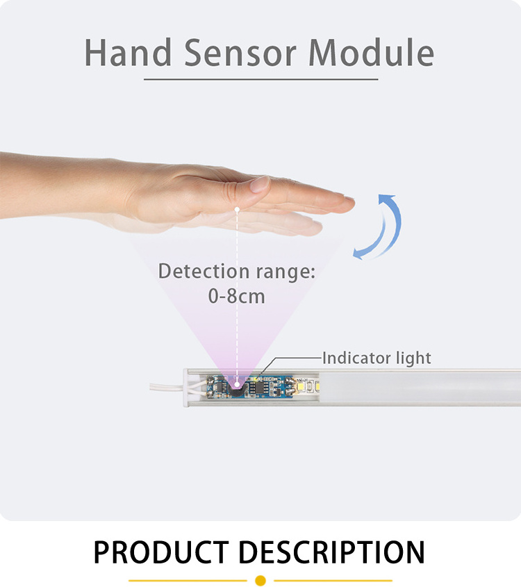 IR non-contact hand motion sensor switch module LED dimmable inductive switch