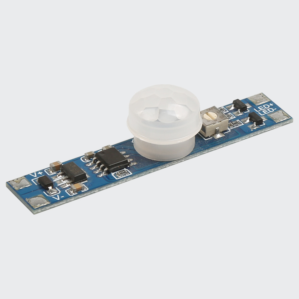 PIR infrared human motion sensing switch module for LED lamp with ON/OFF control LED lamp with sensor switch