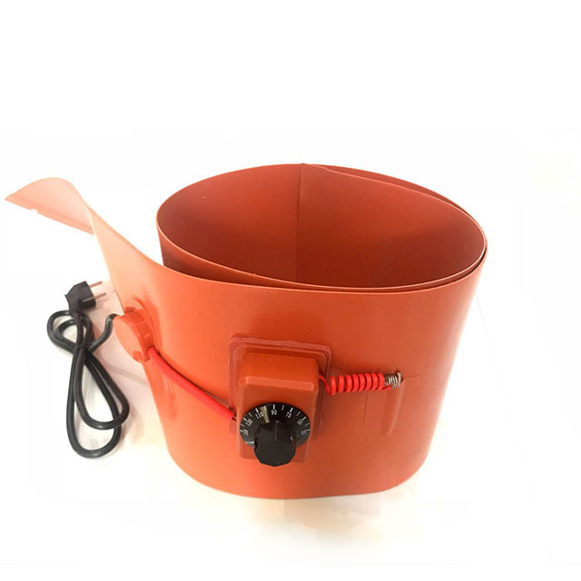 Customized 12v-480v silicone rubber strip heater Electric heating element