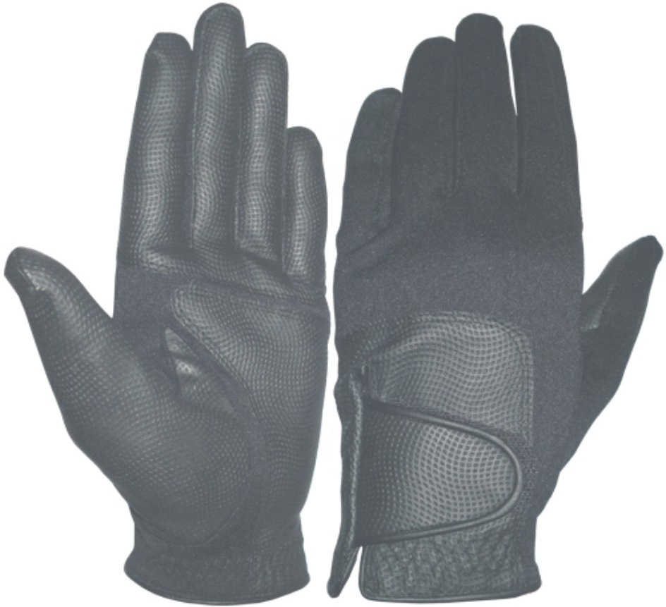 High Quality Wholesale Leather Scerno combined with Stretchable Fabric Guantes de Golf Hot Sell Left Hand Golf Sports Gloves