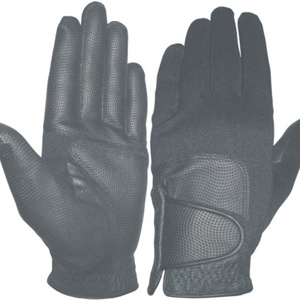 High Quality Wholesale Leather Scerno combined with Stretchable Fabric Guantes de Golf Hot Sell Left Hand Golf Sports Gloves