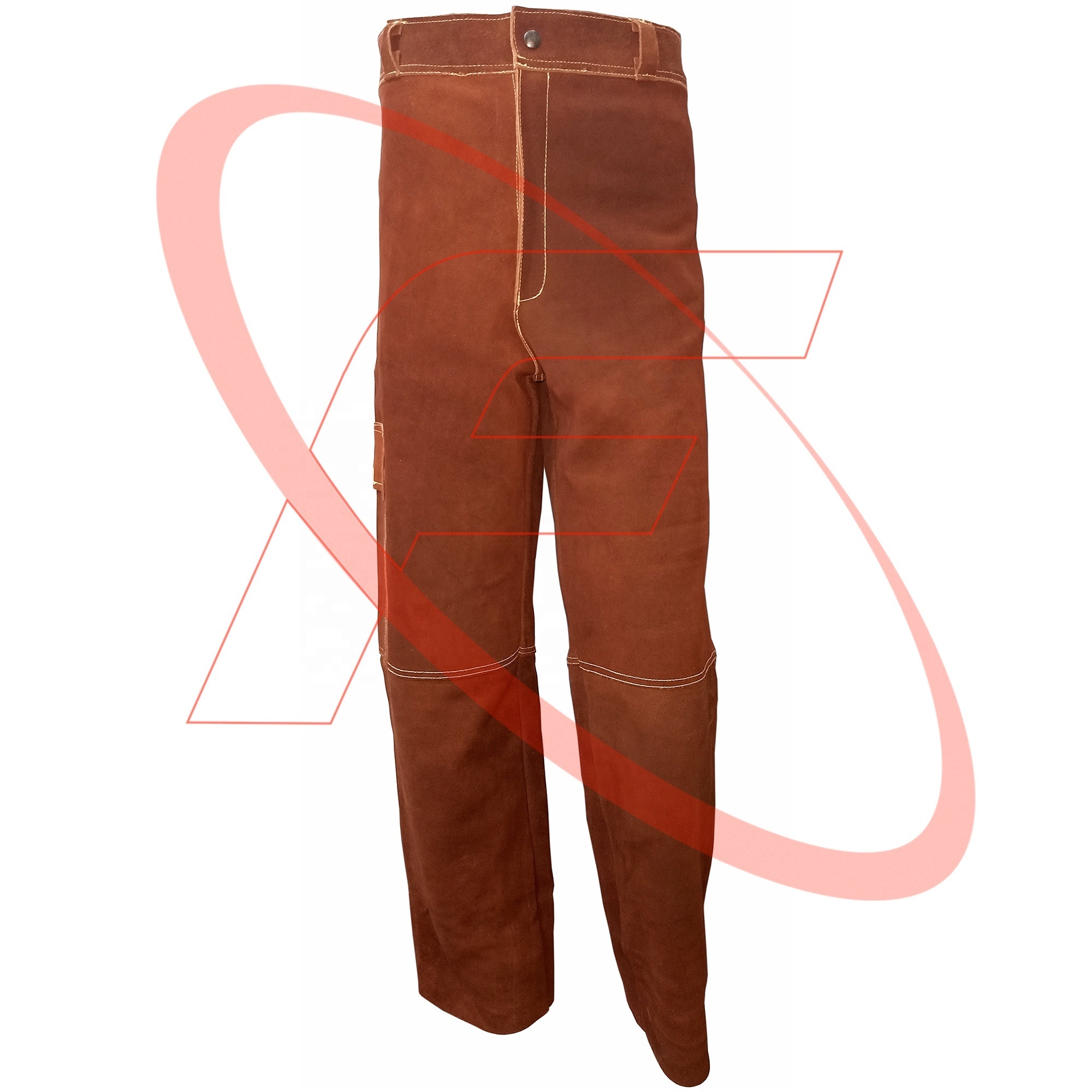 Welder's Safety Suit Welding Cowhide Split Leather Welder Safety Wear Resistance High Quality Strong Stitched Suit