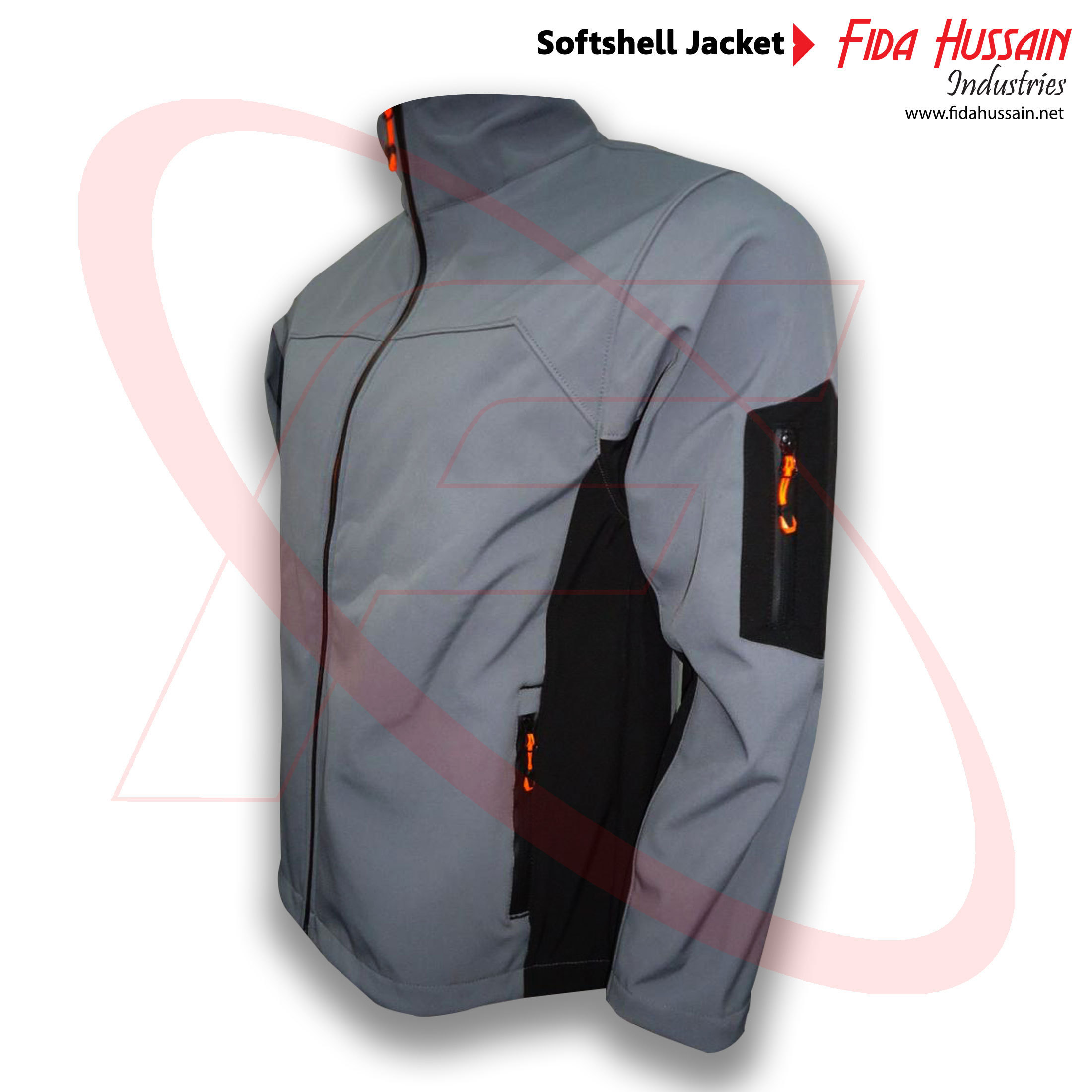 Fida Hussain Industries Best Quality Soft shell Jacket For Men Wholesale Clothing Custom Mens Waterproof Softshell Jacket