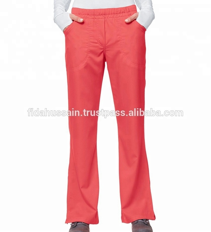 Good Quality Ladies Working Pants Wholesale Workwear Ladies Working Trousers Work Wear Style in 77% polyester / 23% Rayon Fabric