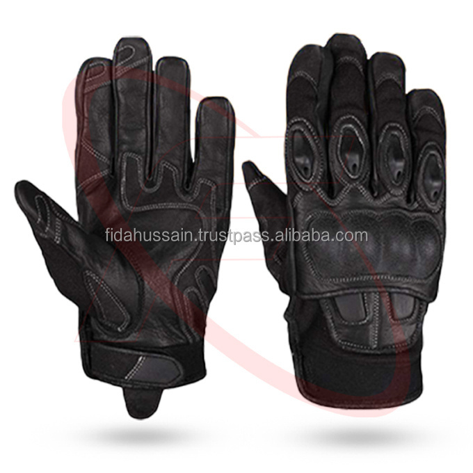 Best Quality Made of Premium Goat Leather Tactical Rappelling Gloves Shooting Leather gloves from Pakistan