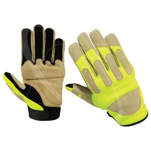 Custom Waterproof Anti-Vibration Leather Gloves from Pakistan Mechanic Gloves For Construction Gants de Travail