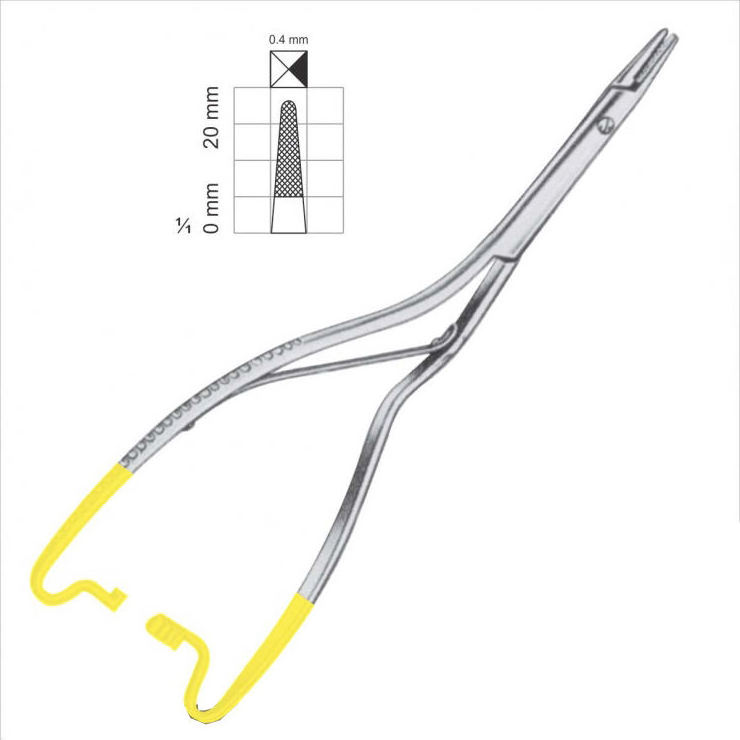 Stainless steel High Quality Astroviejo Needle Holder TC Forceps