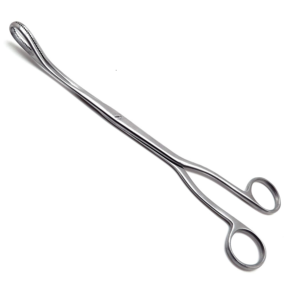 High Quality Surgical Sponge Holding Forceps 10.5 Straight Tip Gynecology Forceps Surgical Dressing & Tissue Forceps