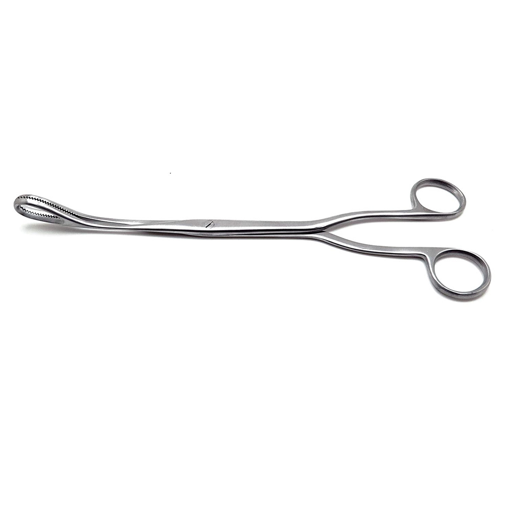 High Quality Surgical Sponge Holding Forceps 10.5 Straight Tip Gynecology Forceps Surgical Dressing & Tissue Forceps