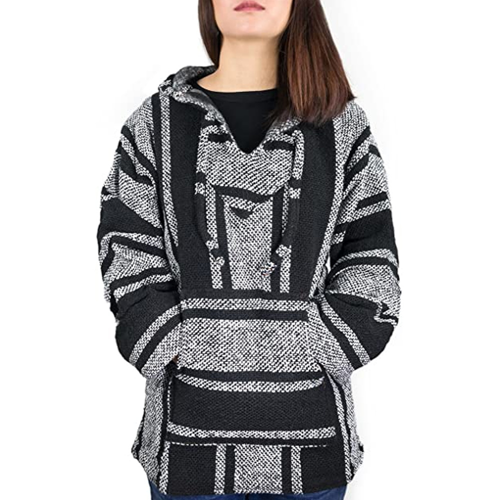 Mexican Baja Jerga Hoody Sweatshirts Hot Designs All sizing OEM ODM Services Pure Cotton Made New Trendy Sweatshirts Hoodies