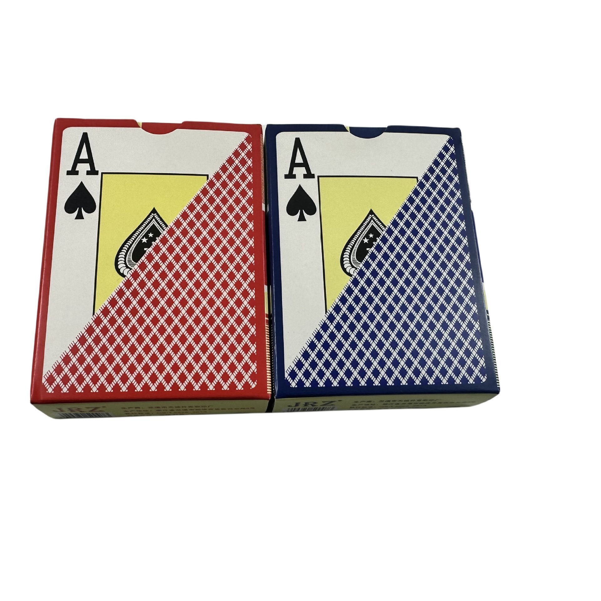 Custom Design Your Logo Paper Printed Box Plastic Pvc Custom Four 4 Corner Jumbo Index Playing Cards Poker