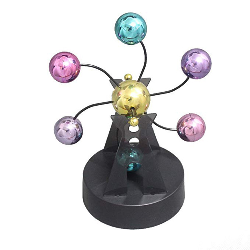 ZD381 Magnetic Swing Balance Balls Desk Toys Big Swinger Desk Science Ornament Colorful Ferris Wheel Celestial Perpetual Motion