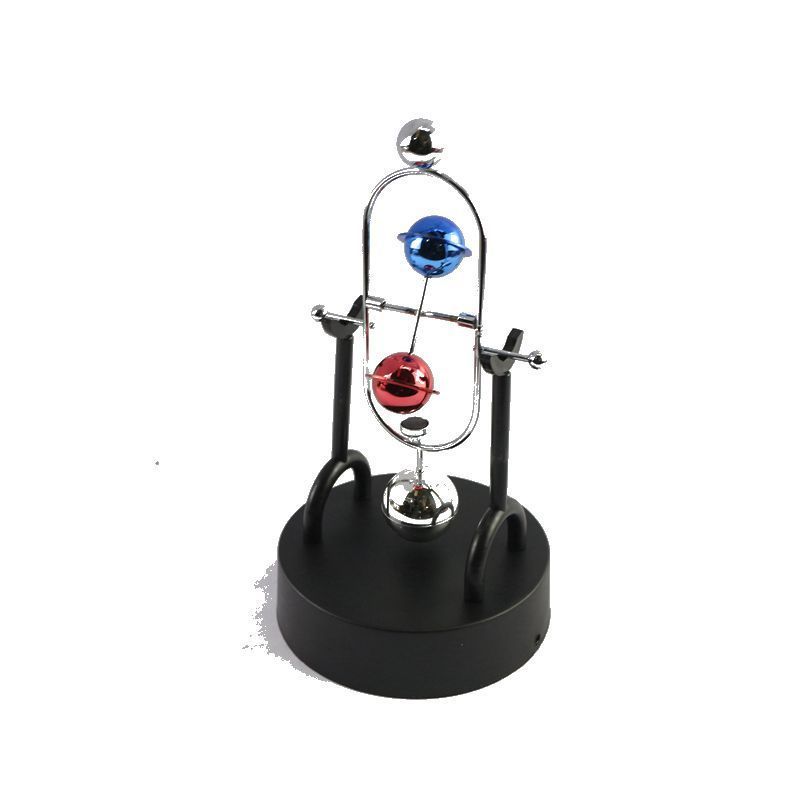 ZD385 New Arrival Magnetic Swing Balance Balls Creative Home New Year Gift Crafts USB Dual Purpose Perpetual Motion Desk Toys