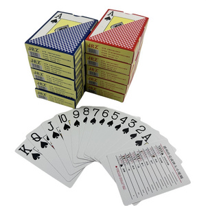 Custom Design Your Logo Paper Printed Box Plastic Pvc Custom Four 4 Corner Jumbo Index Playing Cards Poker