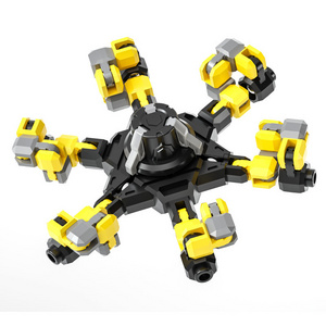 EE756 Deformation Fidget Spinner Toys Transformable Chain Mechanical Spiral Twister Fingertip Mechanical Gyro Fidget Spinner