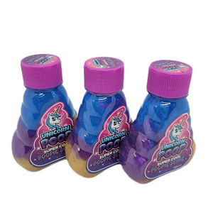 S171 Non Sticky  Galaxy Slime Rainbow Unicorn Slim Colorful Experimental Bottle Unicorn Poop Slime