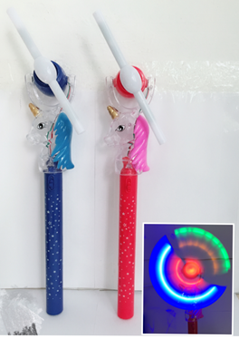 New LED Windmill Unicorn Spinner Kids Gifts Party Favor Light Up Wand Toy Halloween Led Windmill Toy Halloween  Light Up Toys