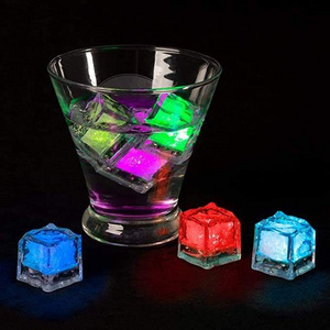 2023 New LED Ice Cubes  Water Sensitive Light Up Cubes Luminous Ice Cube for Kids Adults Party Supplies Party Glow Toys Led Toys