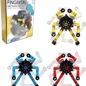 Transformable Chain Robot Toy DIY Deformation Robot Deformed Mechanical Spiral Twister Decompression Fingertip Toy