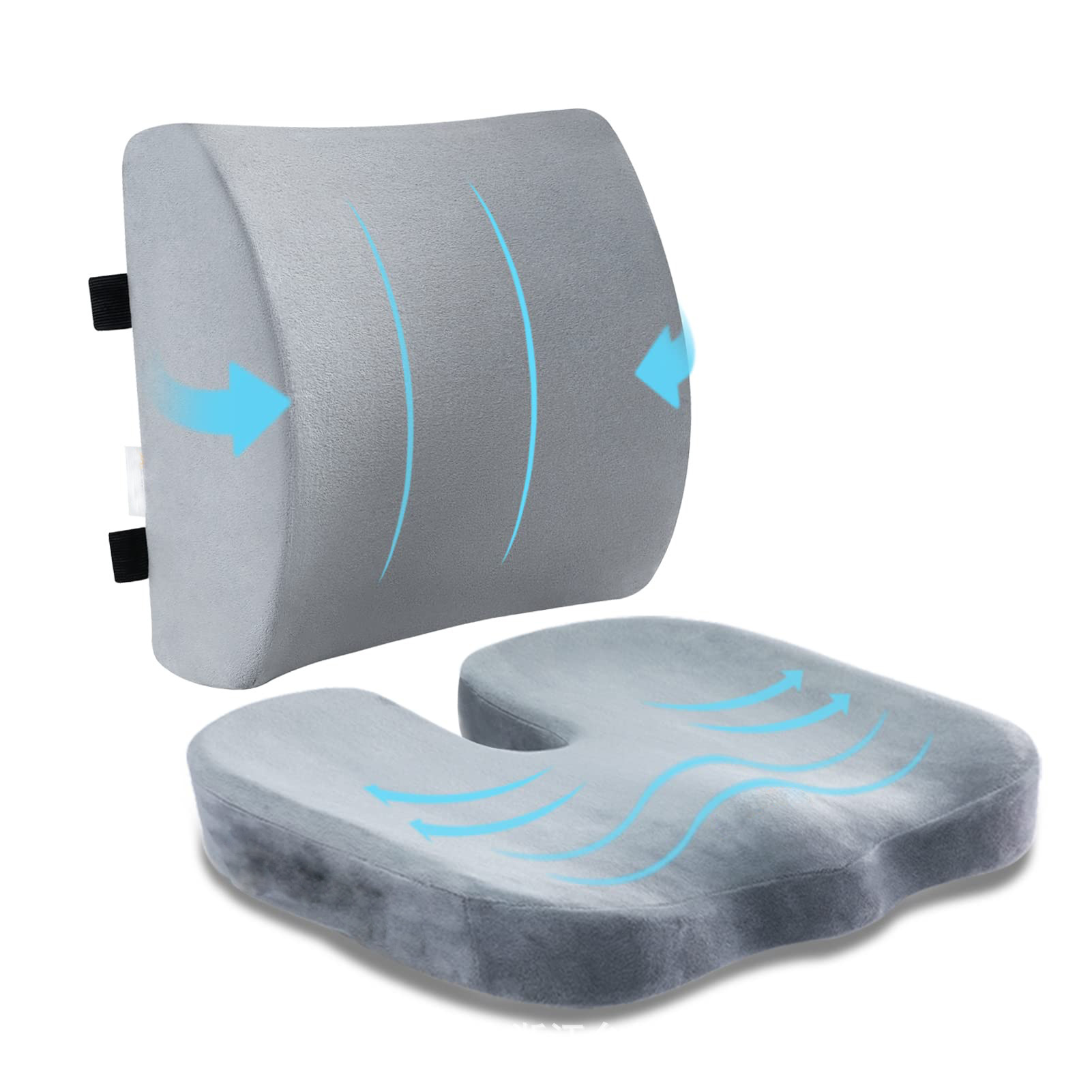 ET Newest Design Seat Cushion Lumbar Support Cushion For Chair Seat Seat Cushion Pillow For Office Chair -Memory Foam