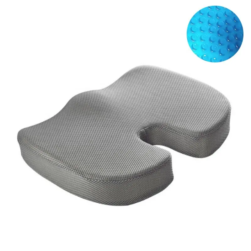 AF Top Selling Cooling Gel Pillow for Sciatica Coccyx Cushion Customized Seat Cushion for Car Gel Seat Cushion for Long Sitting