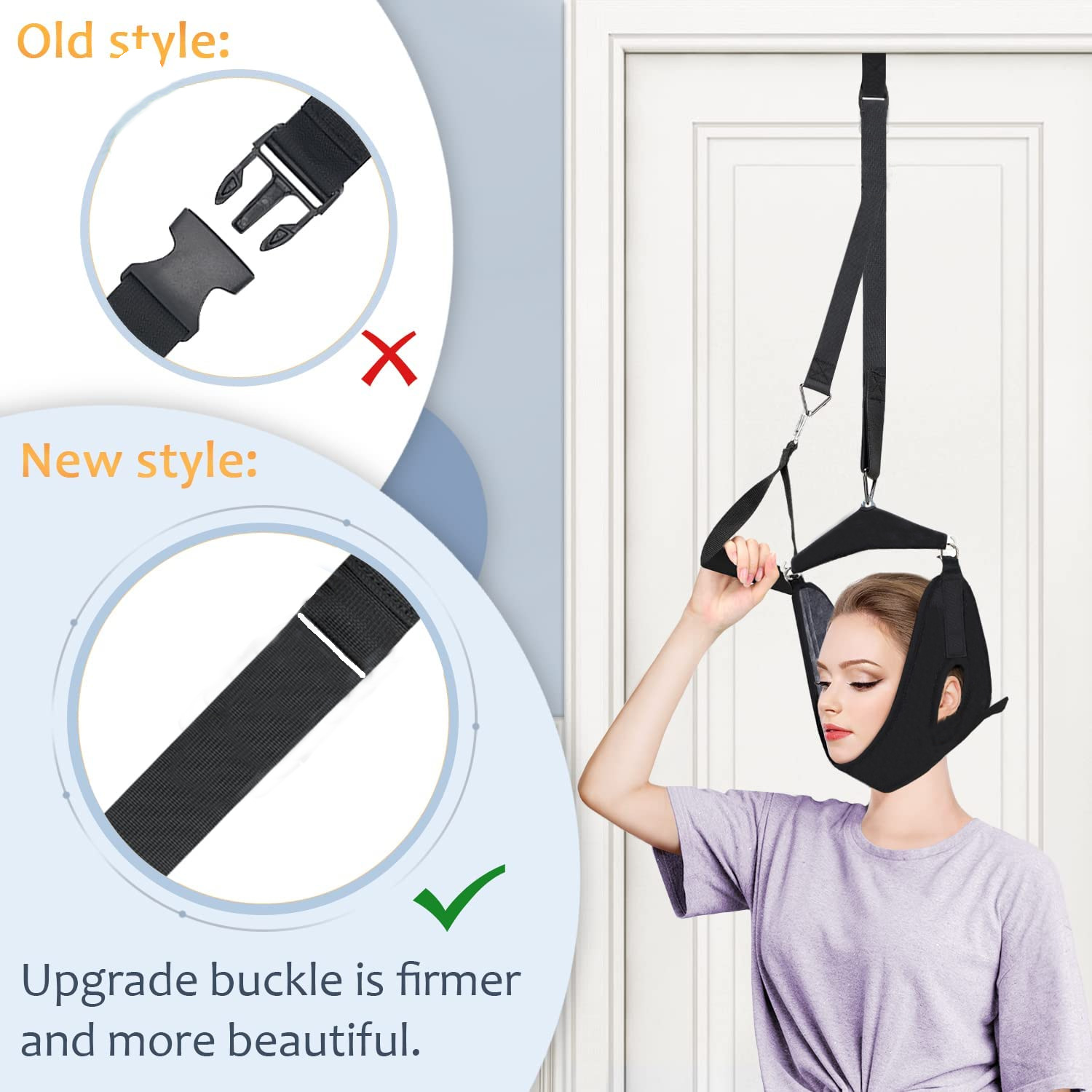 ET Custom High Quality Neck Cloud-cervical Traction Device Cervical Traction Device For Neck Portable Stretcher Hammock