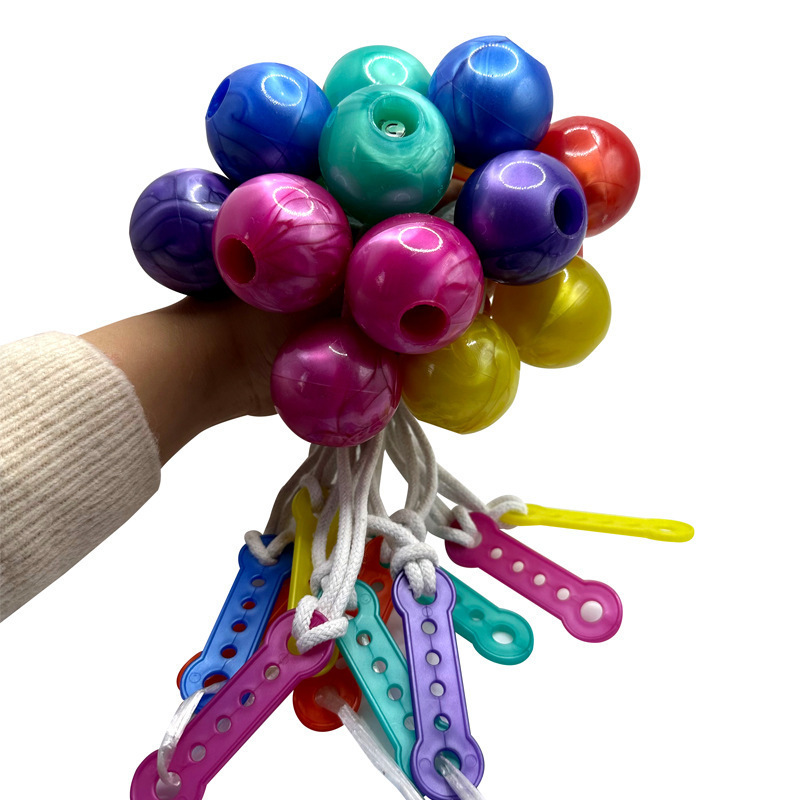 AF Factory Custom Logo Kids Sensory Toys Set Anti Stress Relief Click Clackers Balls Kids Clackers Balls Lato Lato Toys Balls